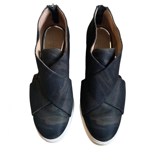 Linea Paolo Camo Faith Cut Out Wedge Sneaker Shoes - Picture 2 of 9